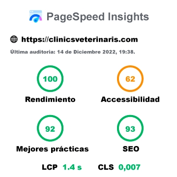 Web Vitals | Clinics Veterinaris