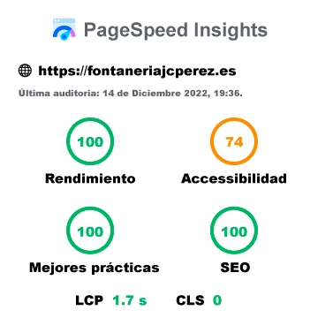 Web Vitals | Carlos Perez Fontaneria