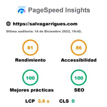 Web Vitals | Salva Garrigues