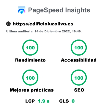 Web Vitals | Edificio Luz Oliva